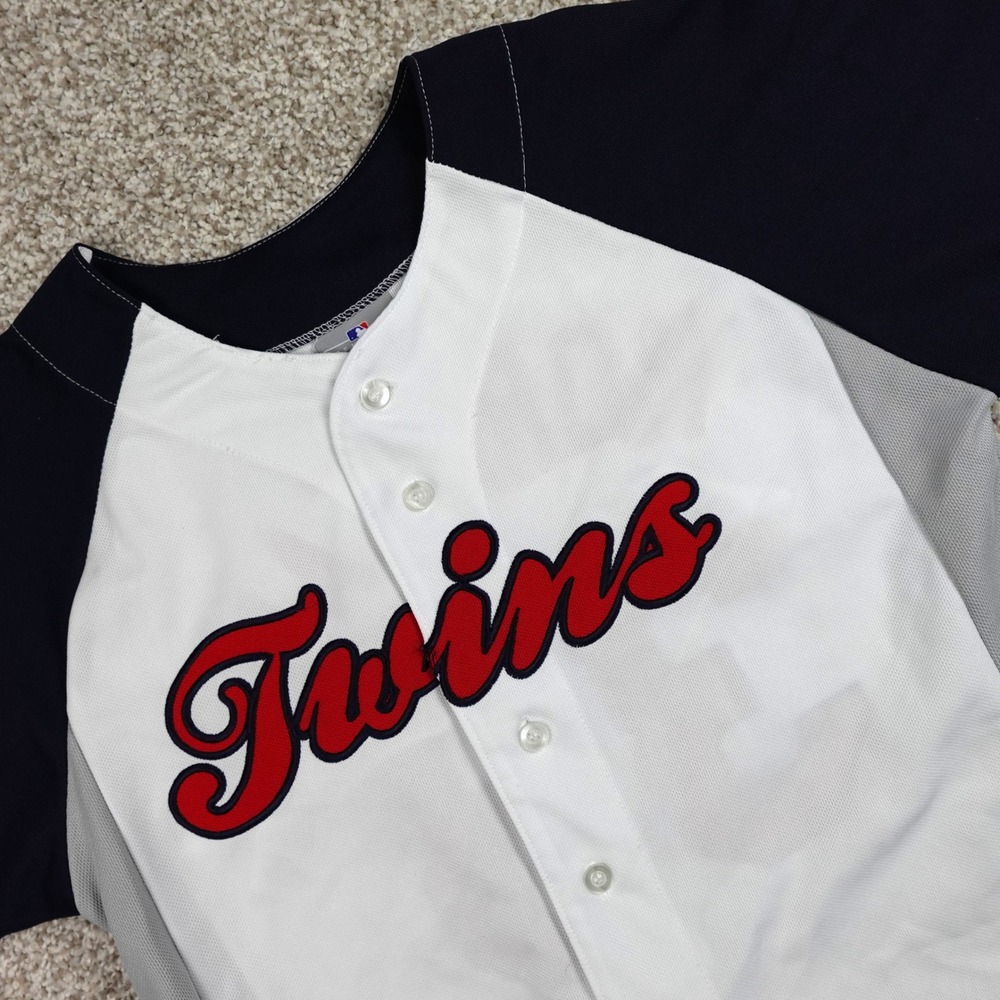 Kids Minnesota Twins Justin Morneau 33 Baseball Jersey MLB Size 10/12